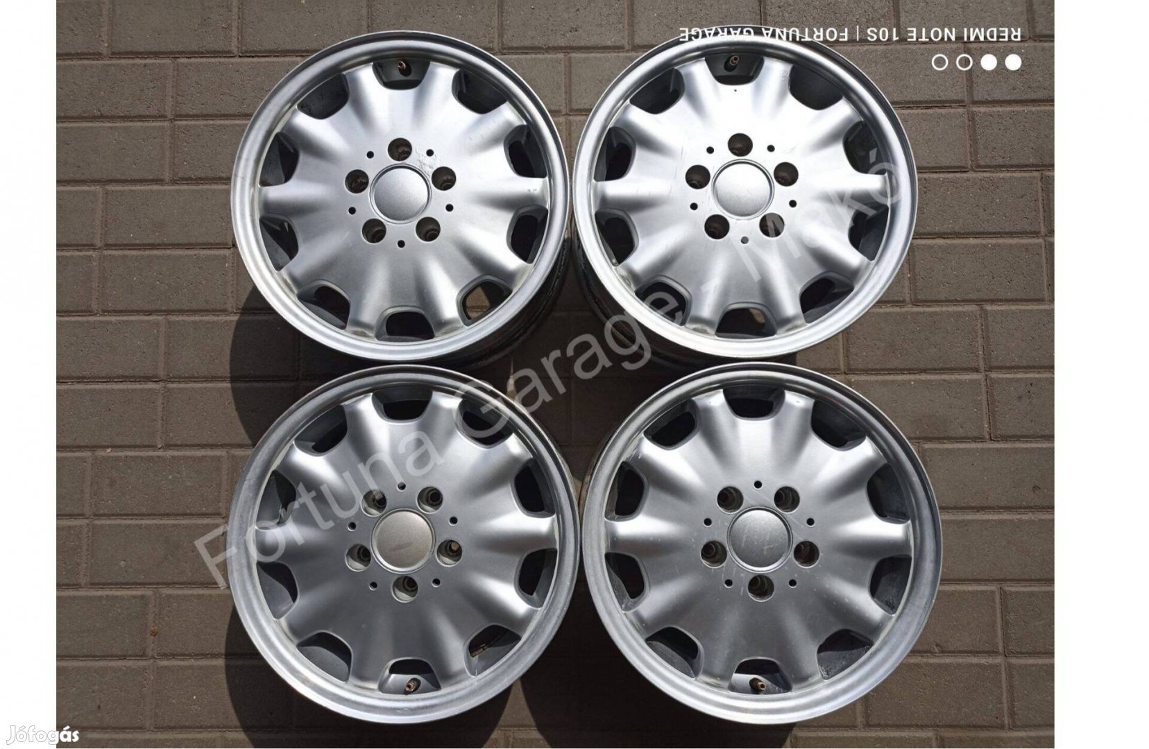 5x112 15" Mercedes-Benz (W210) használt alufelni garnitúra