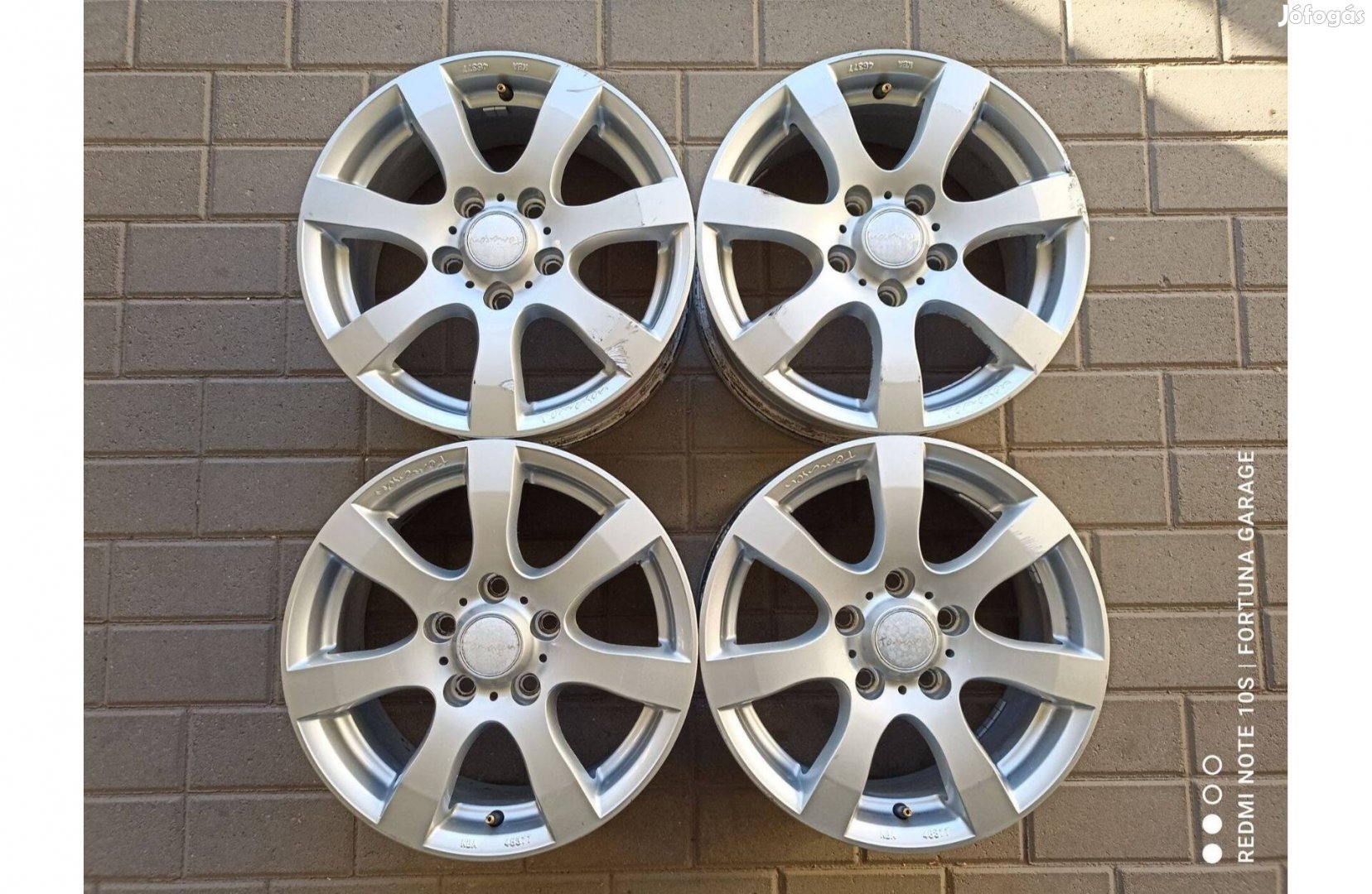 5x112 15" Tomason használt alufelni garnitúra