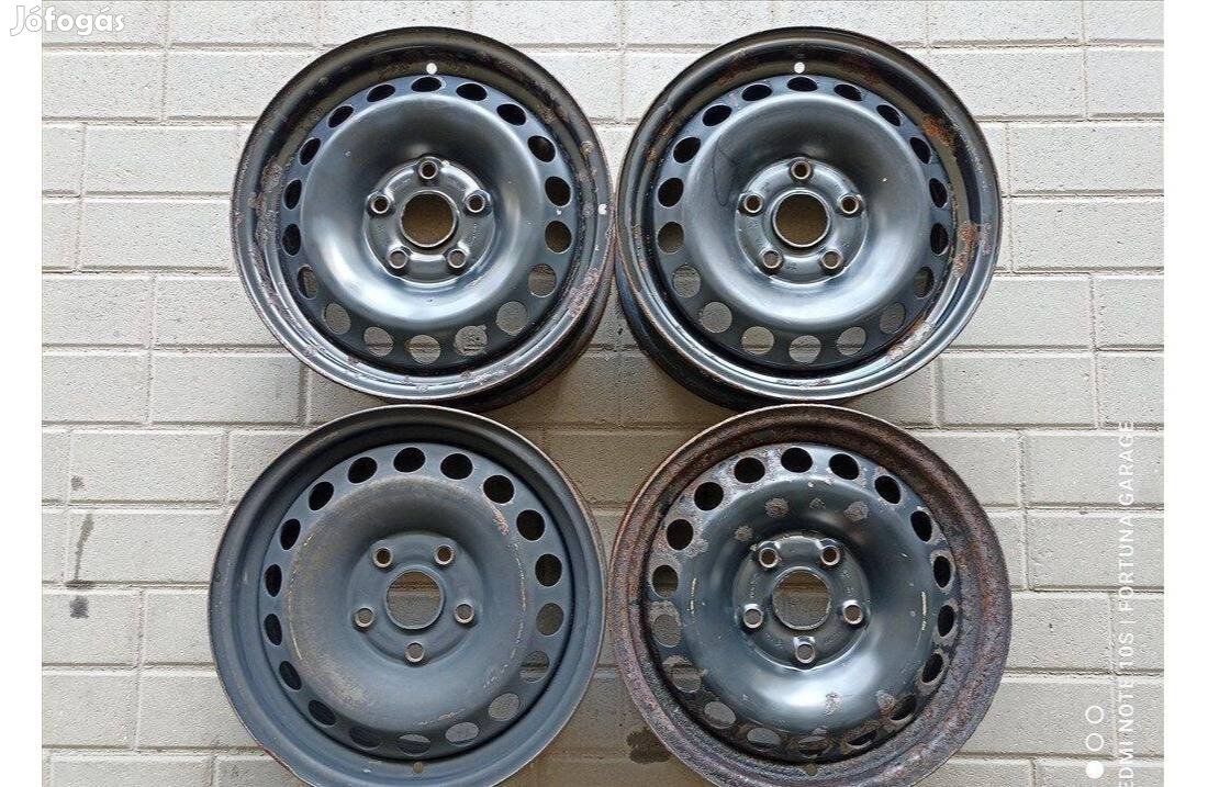 5x112 15" Volkswagen használt lemezfelni garnitúra (R186)