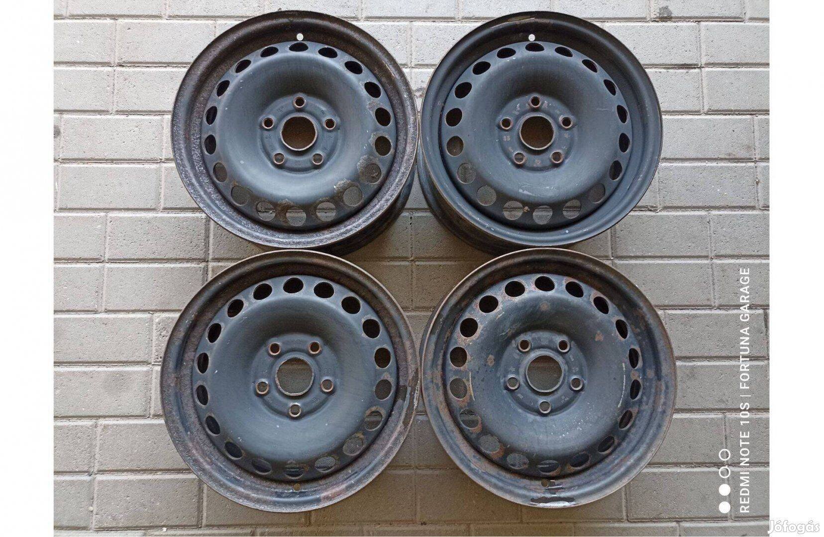 5x112 15" Volkswagen használt lemezfelni garnitúra (R449)