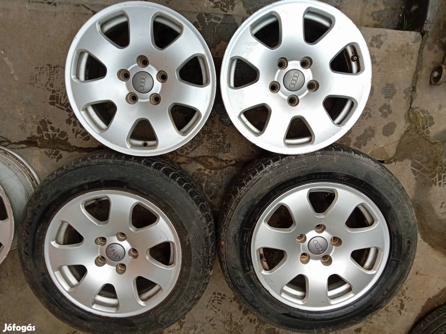 5x112 15" audi vw alufelni garnitúra eladó!