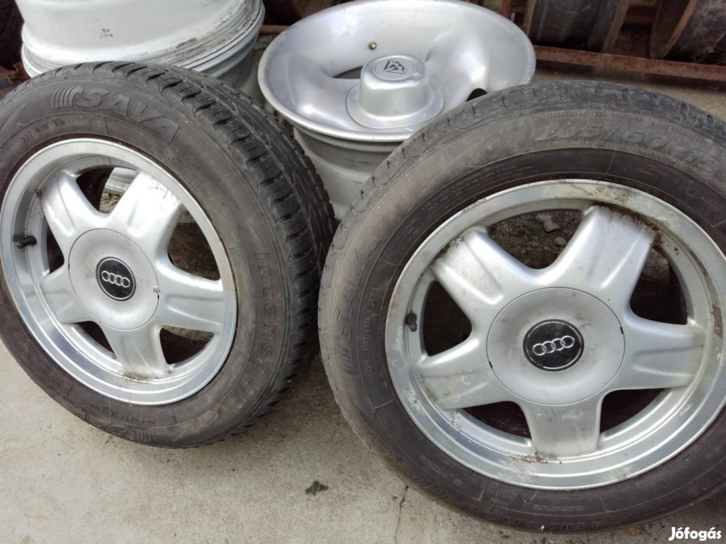 5x112 15" et 45; Audi a6 alufelni nyári gumival 