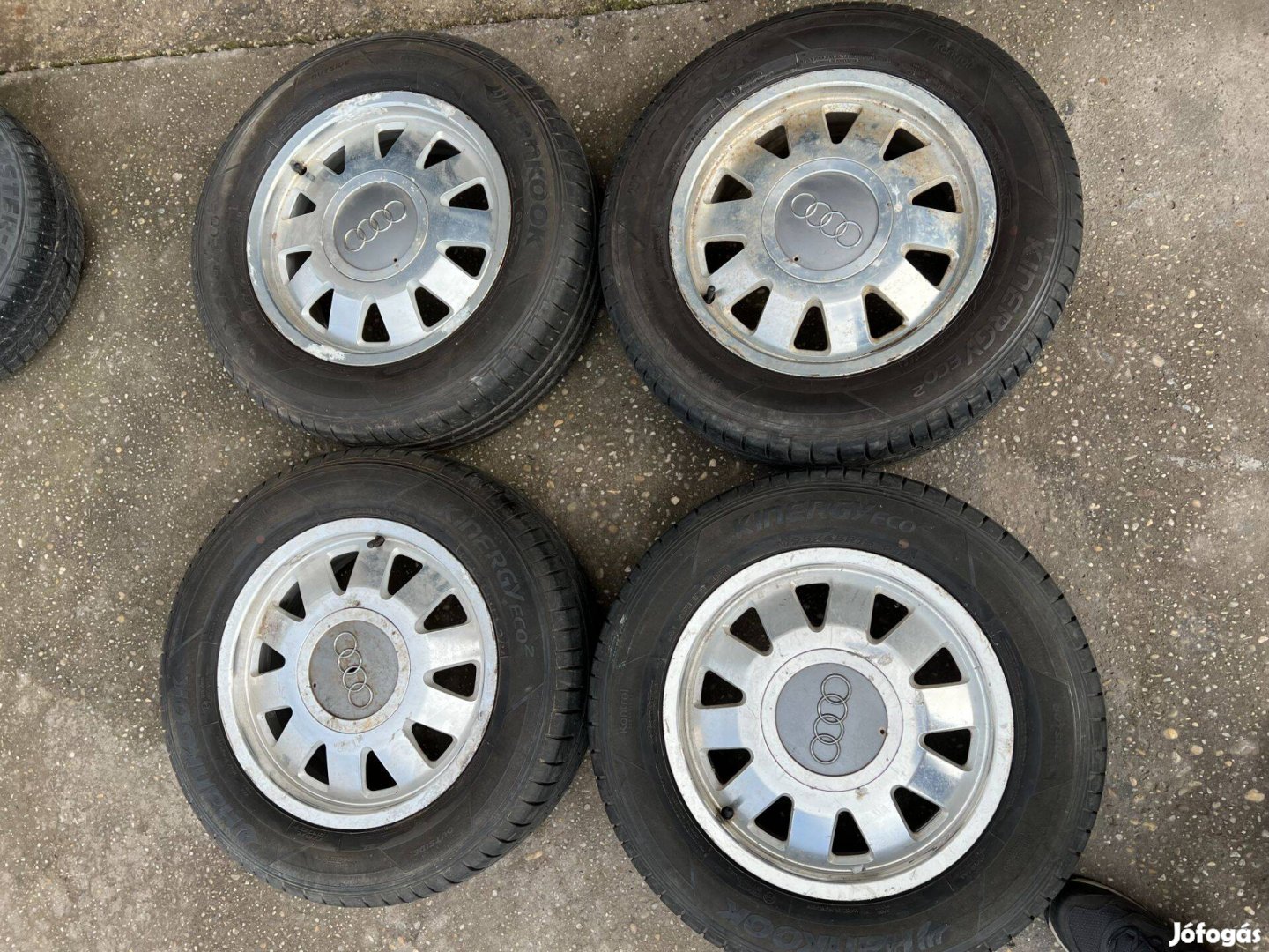 5x112 15 audi A4 alufelnik 195/65 R15 hankook nyári gumik