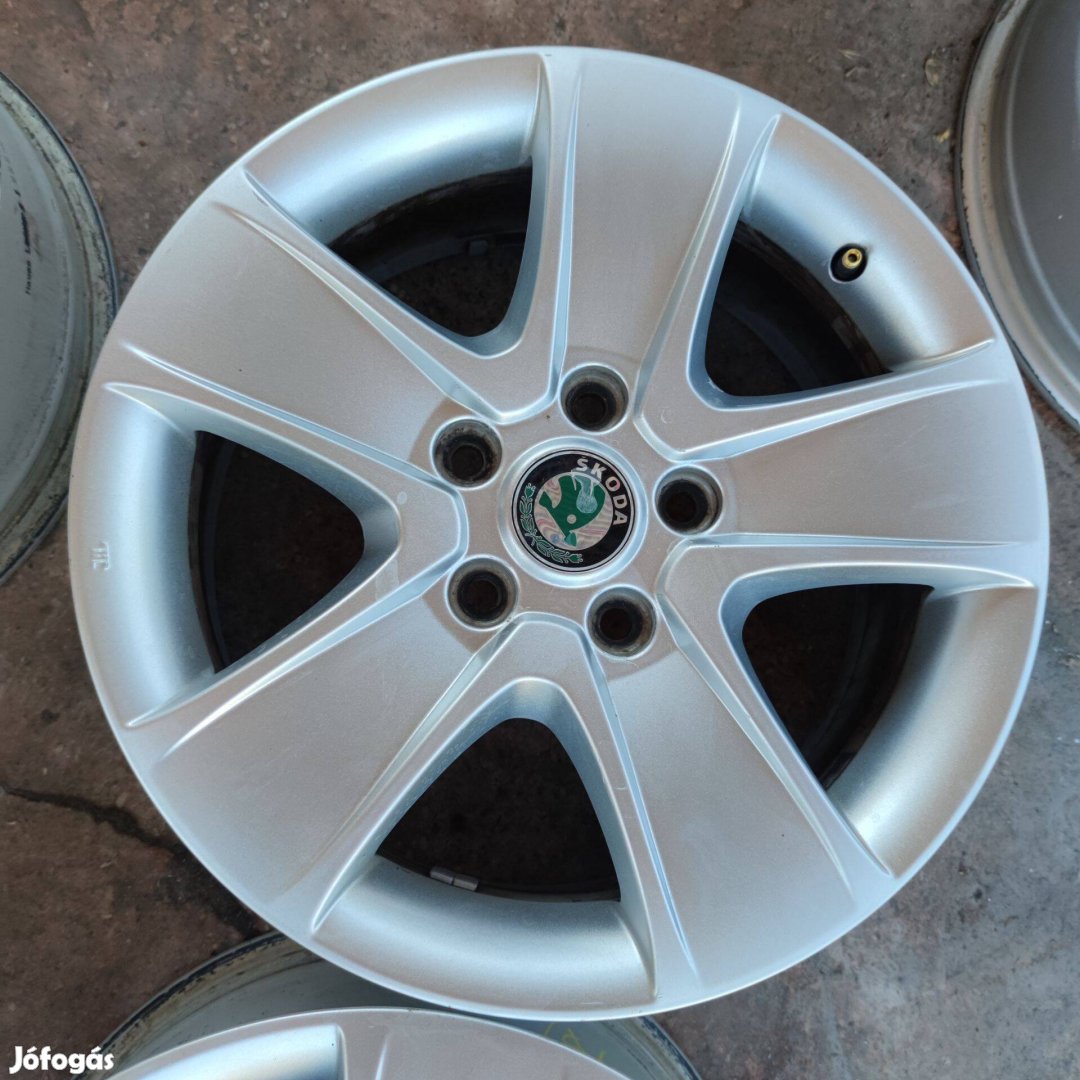 5x112 16 Gyári Skoda alufelni 77000ft a 4db/28/