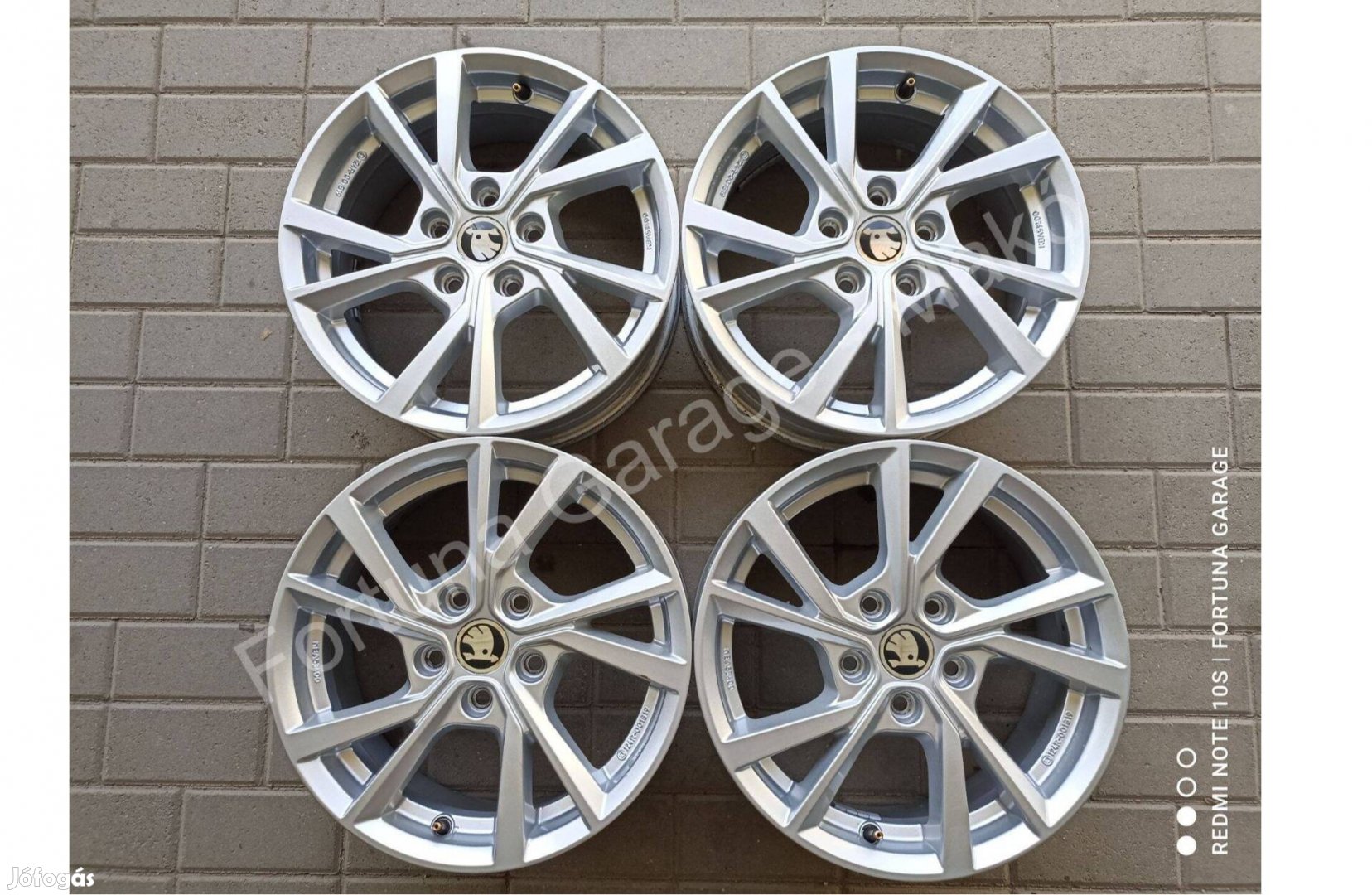 5x112 16" Borbet / Skoda újszerű alufelni garnitúra