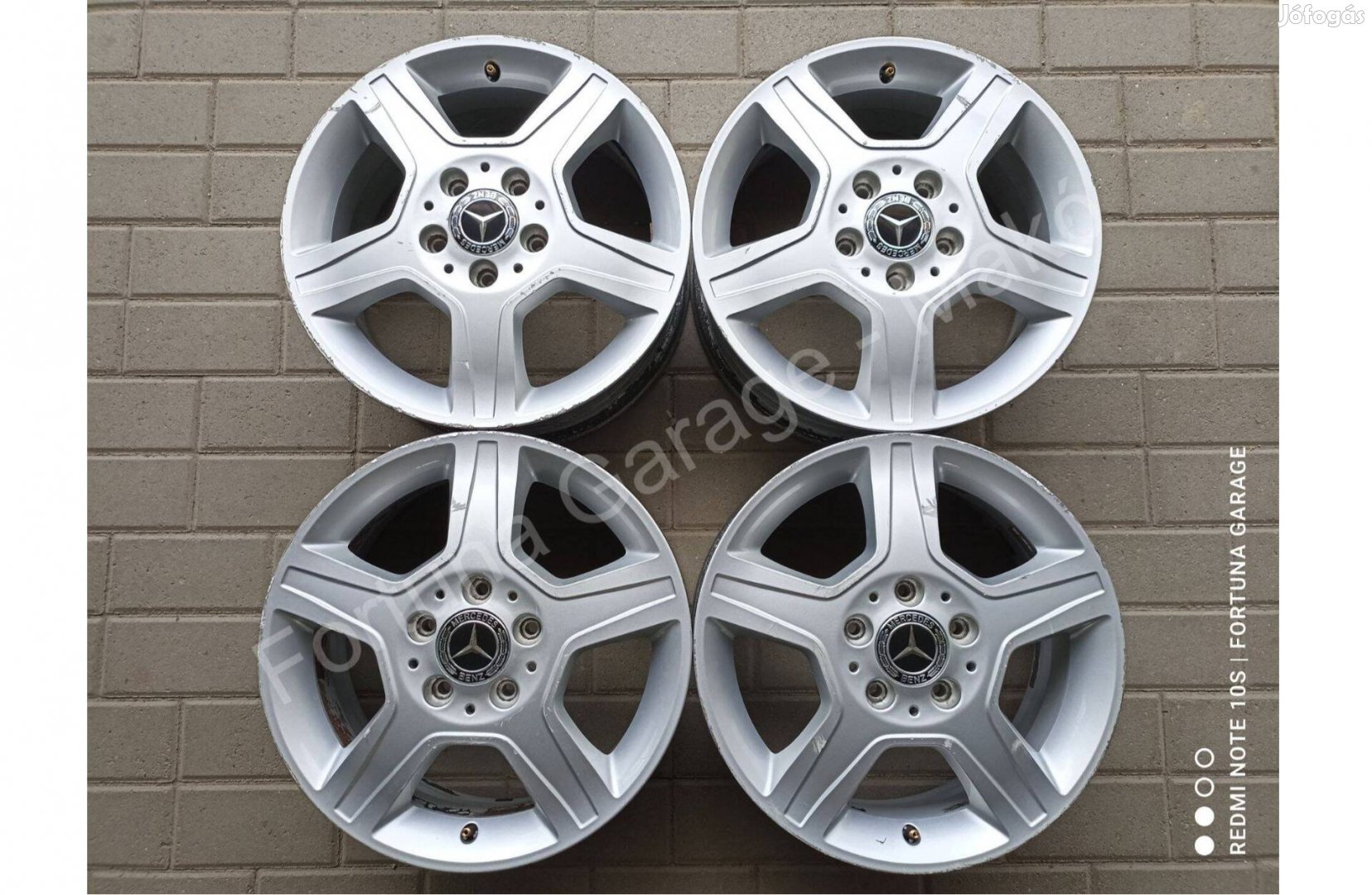 5x112 16" Mercedes-Benz (W168) használt alufelni garnitúra