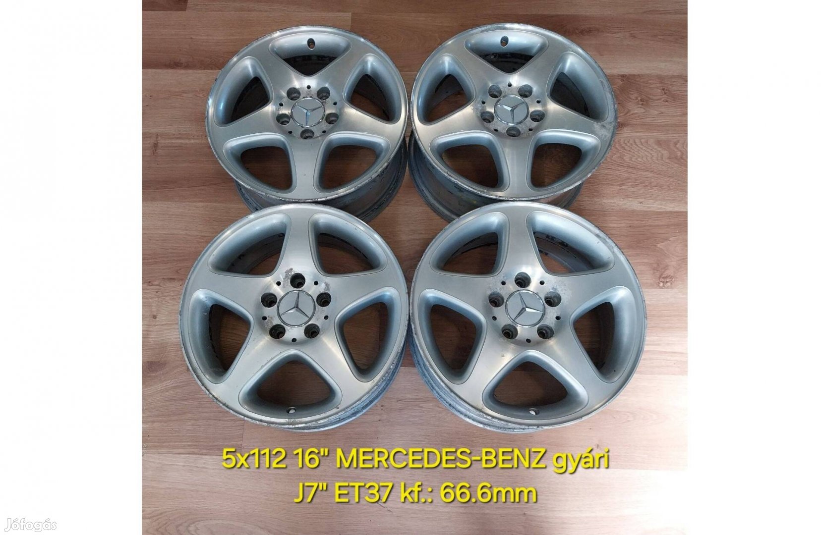 5x112 16" Mercedes W203 gyári alufelni garnitúra /C-osztály, Vito/