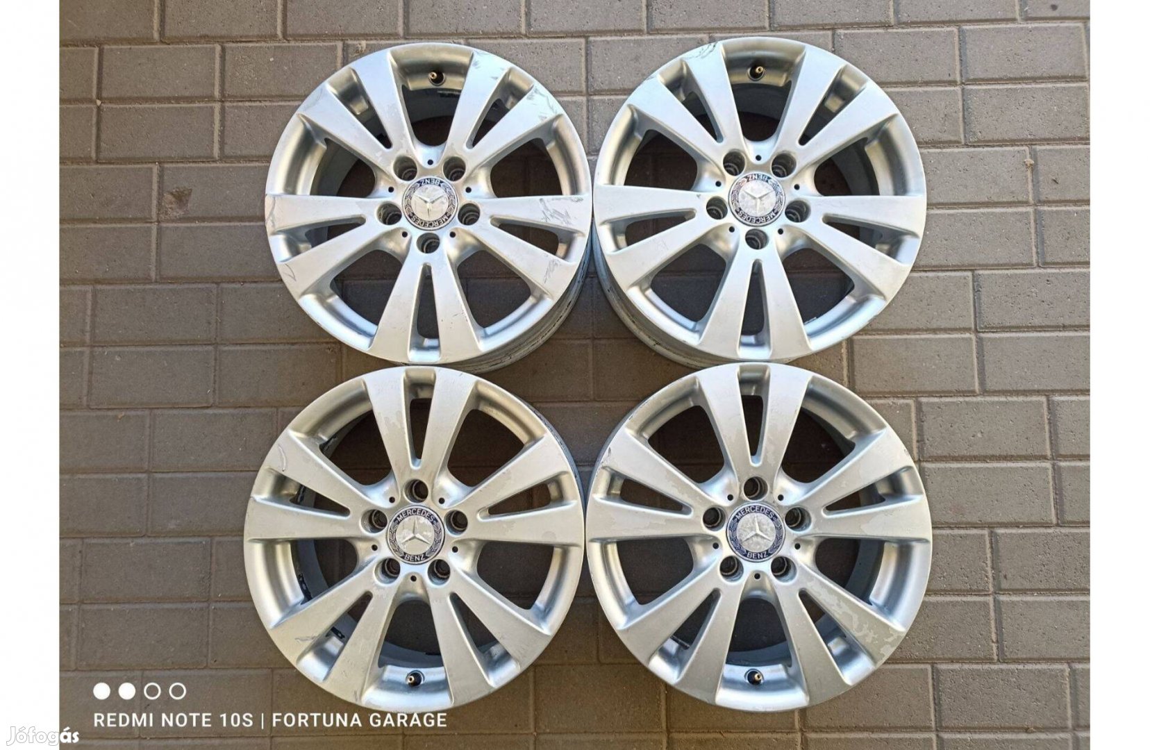 5x112 16" Mercedes használt alufelni garnitúra
