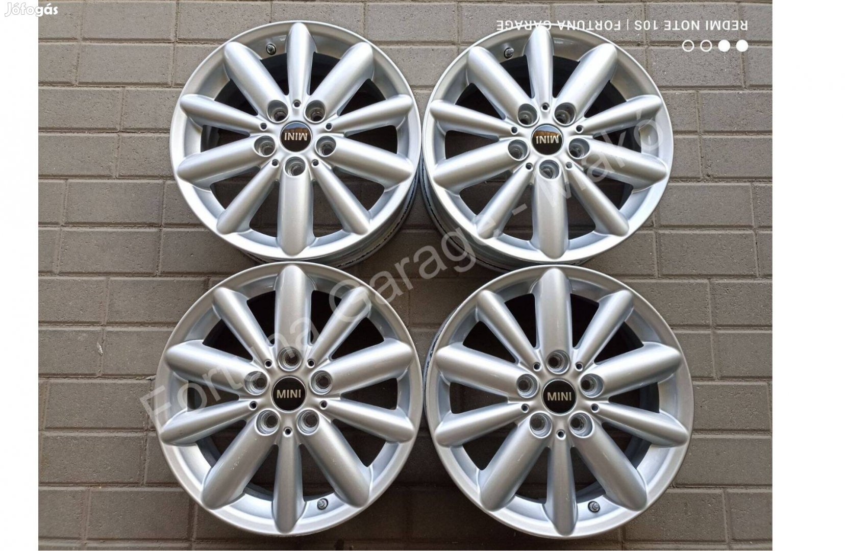 5x112 16" Mini Coooper használt alufelni garnitúra +Tpms
