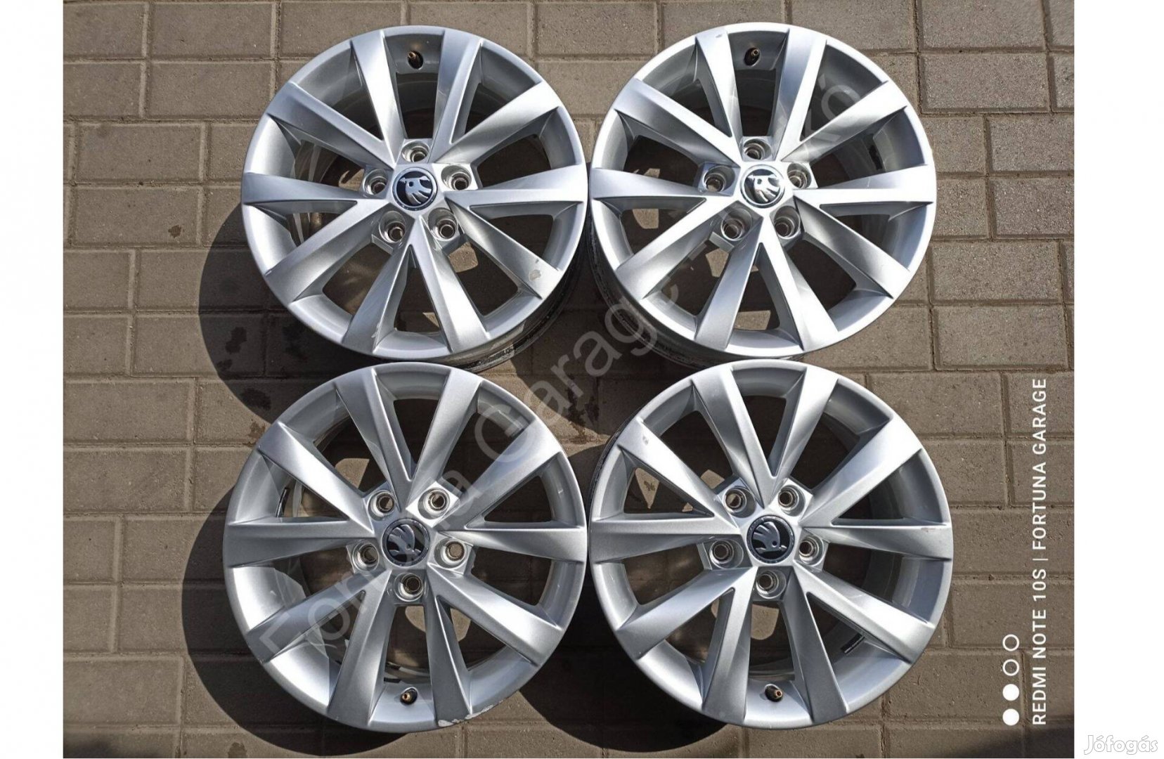 5x112 16" Skoda (5E0) használt alufelni garnitúra