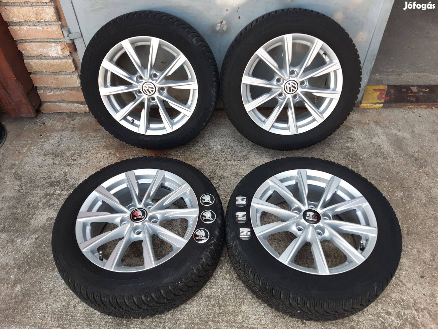 5x112 16" Skoda, VW, Seat +205/55 R16 téli