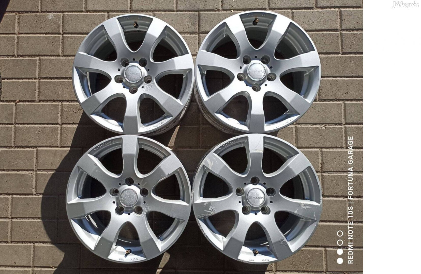 5x112 16" Tomason használt alufelni garnitúra