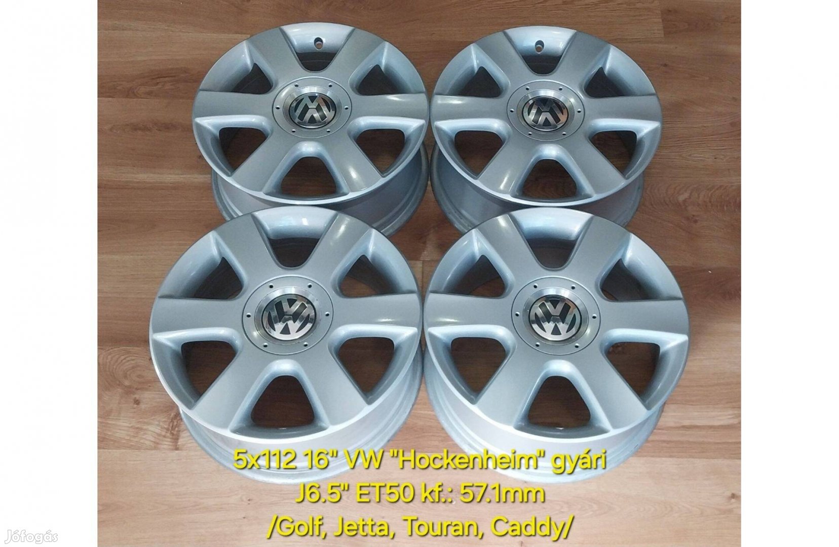 5x112 16" VW Hockenheim gyári alufelni garnitúra /Golf, Jetta, Touran