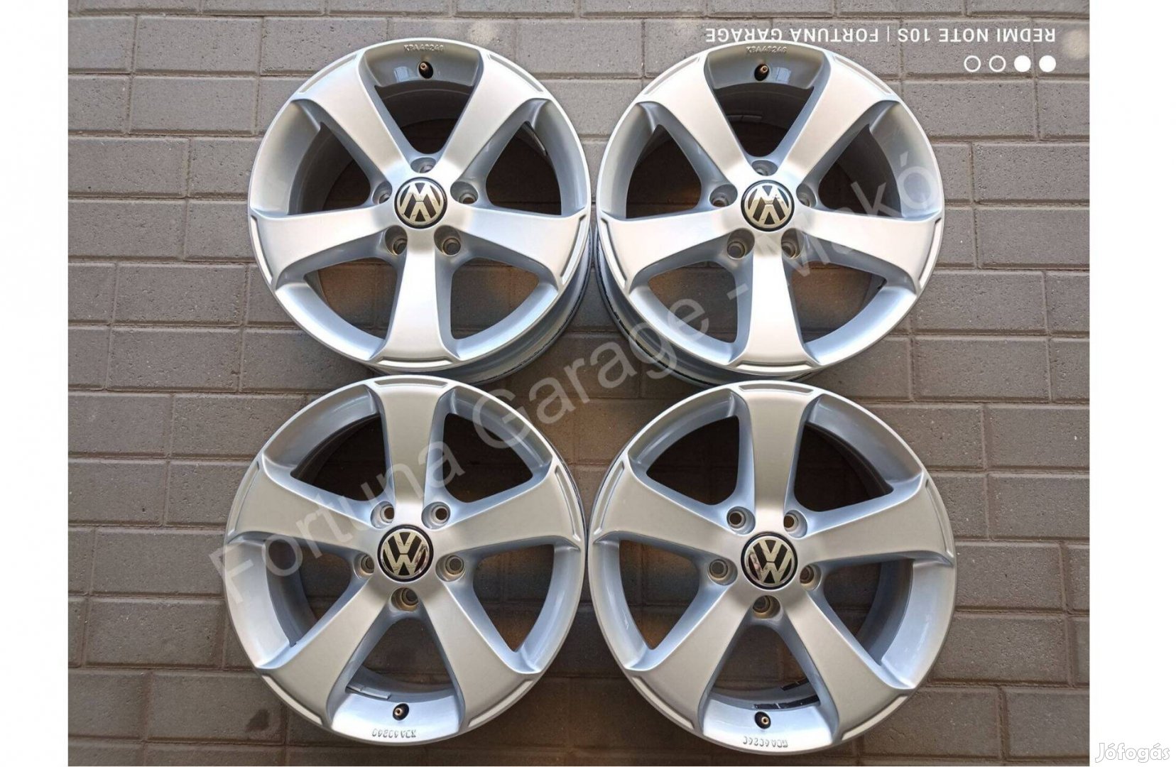 5x112 16" Volkswagen 'Sima' újszerű alufelni garnitúra