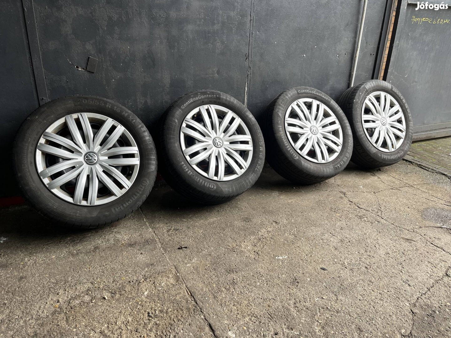 5x112 16" gyári VW  lemezfelni szett golf Caddy Passat