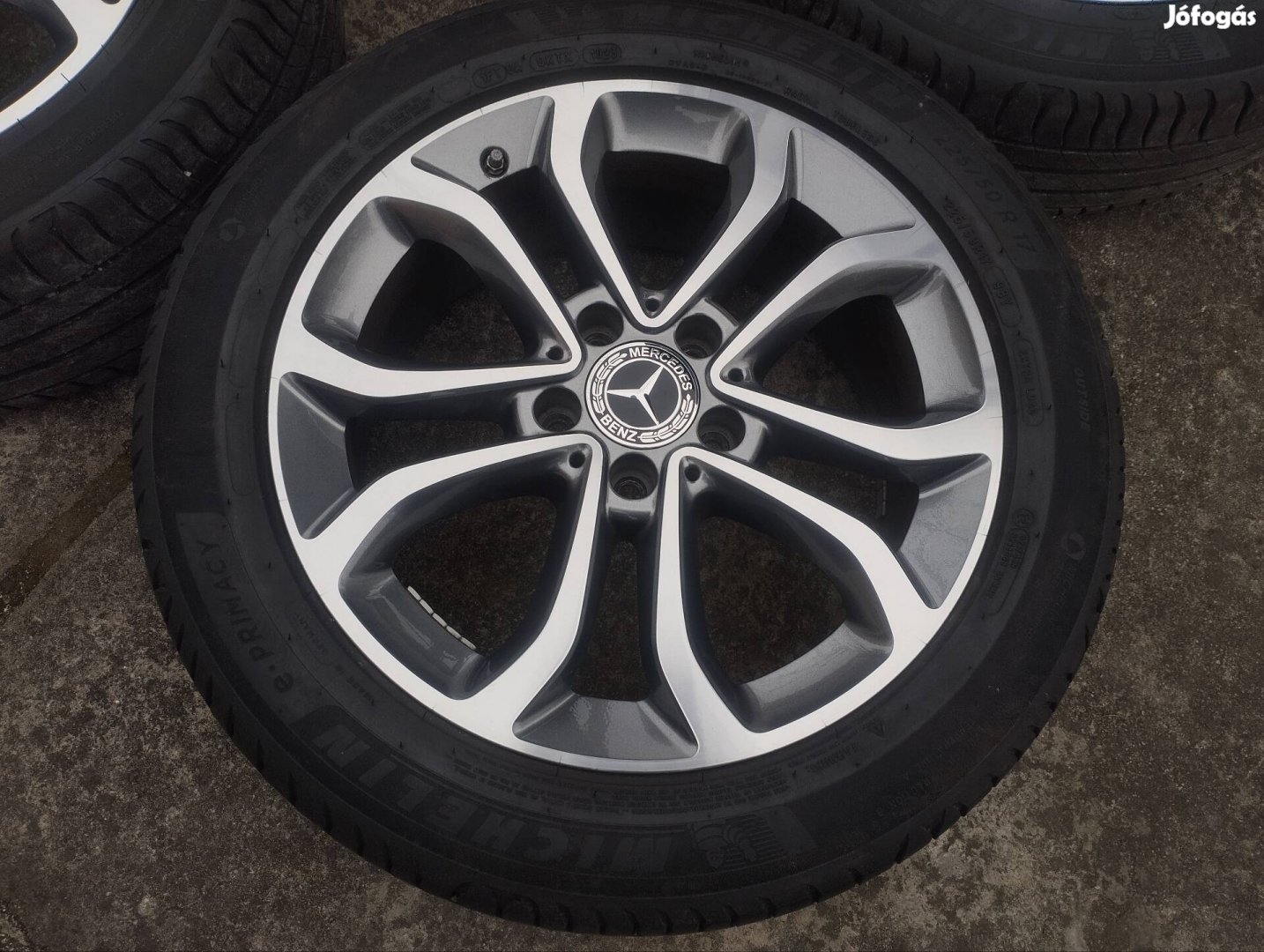 5x112 17 Mercedes gyári - 225/50 r17 " Michelin nyári gumi dot23