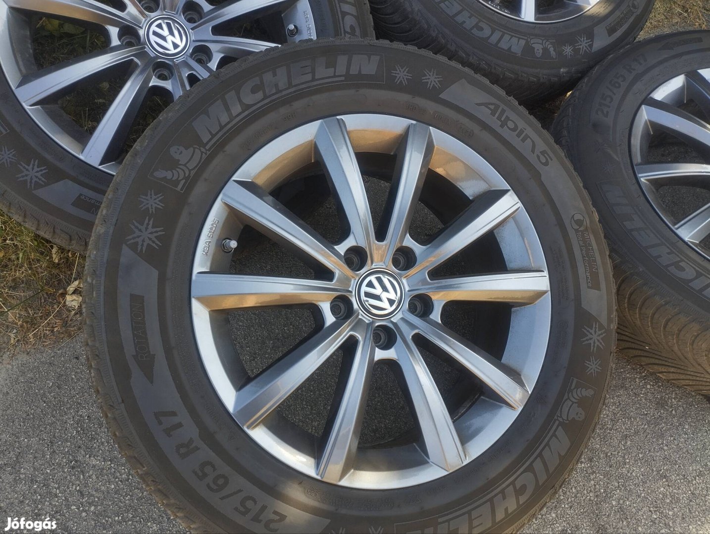 5x112 17 Volkswagen gyári alufelni r17 "