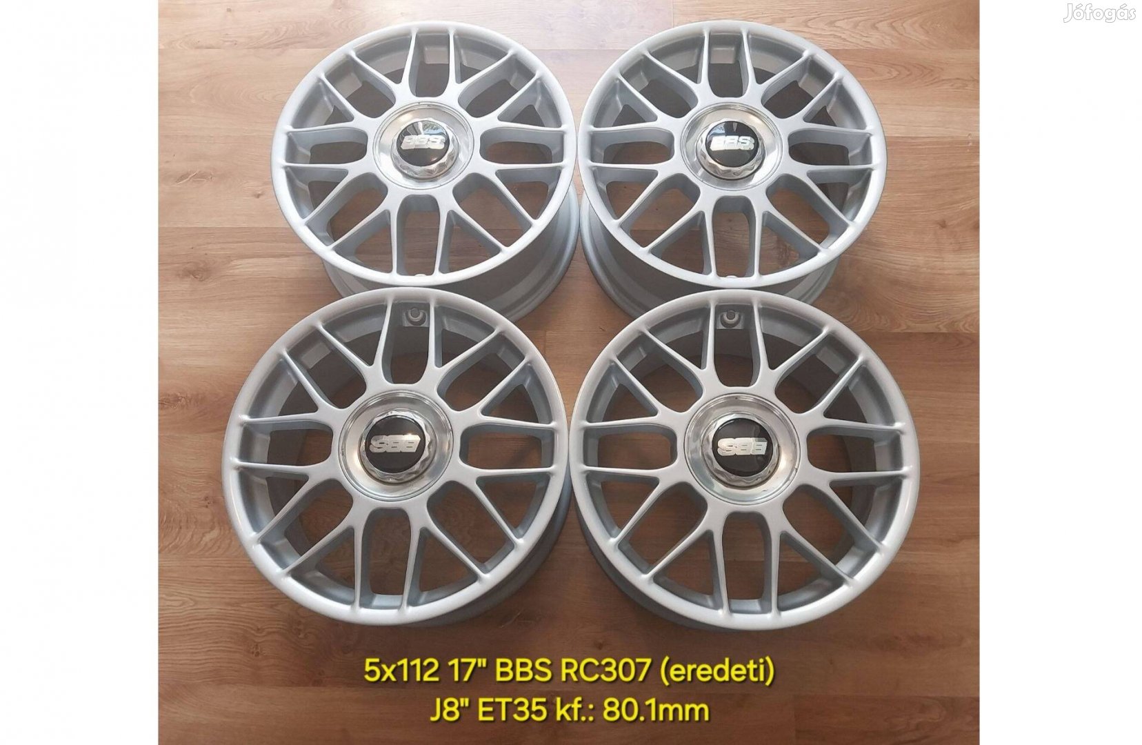 5x112 17" BBS RC 307 (eredeti) alufelni garnitúra /VW, Audi, Mercedes/