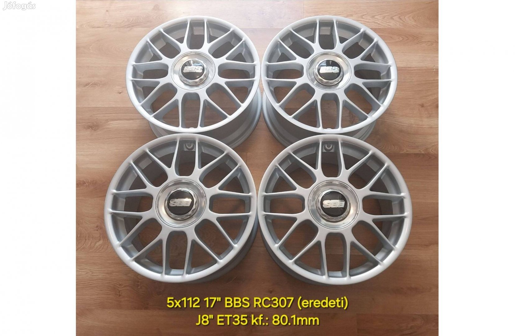 5x112 17" BBS RC 307 (eredeti) alufelni garnitúra - újrafényezett