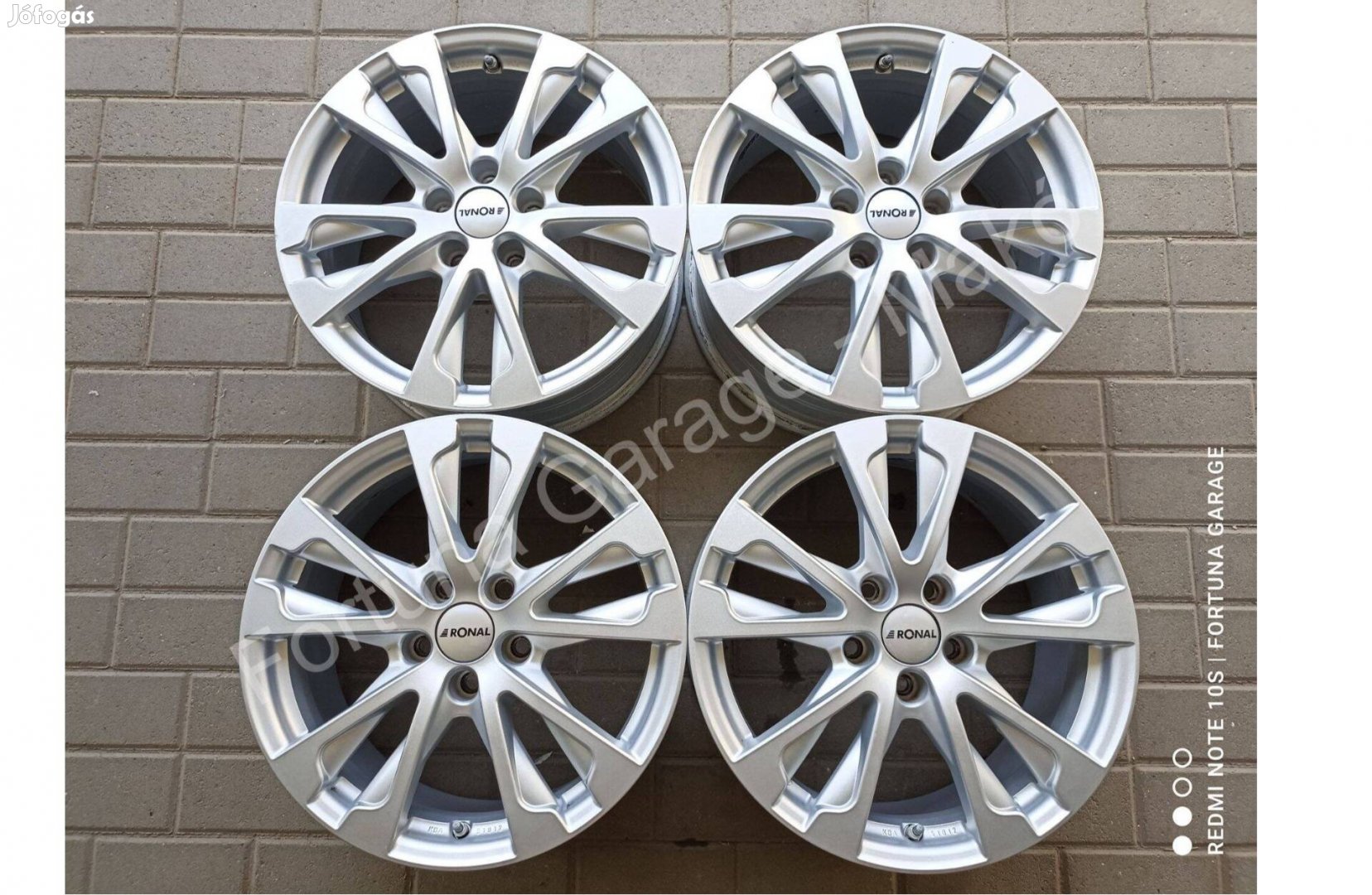 5x112 17" Ronal R61 újszerű alufelni garnitúra +Tpms (Mercedes)