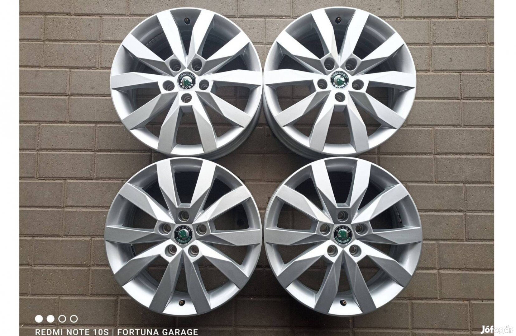 5x112 17" Skoda használt alufelni garnitúra