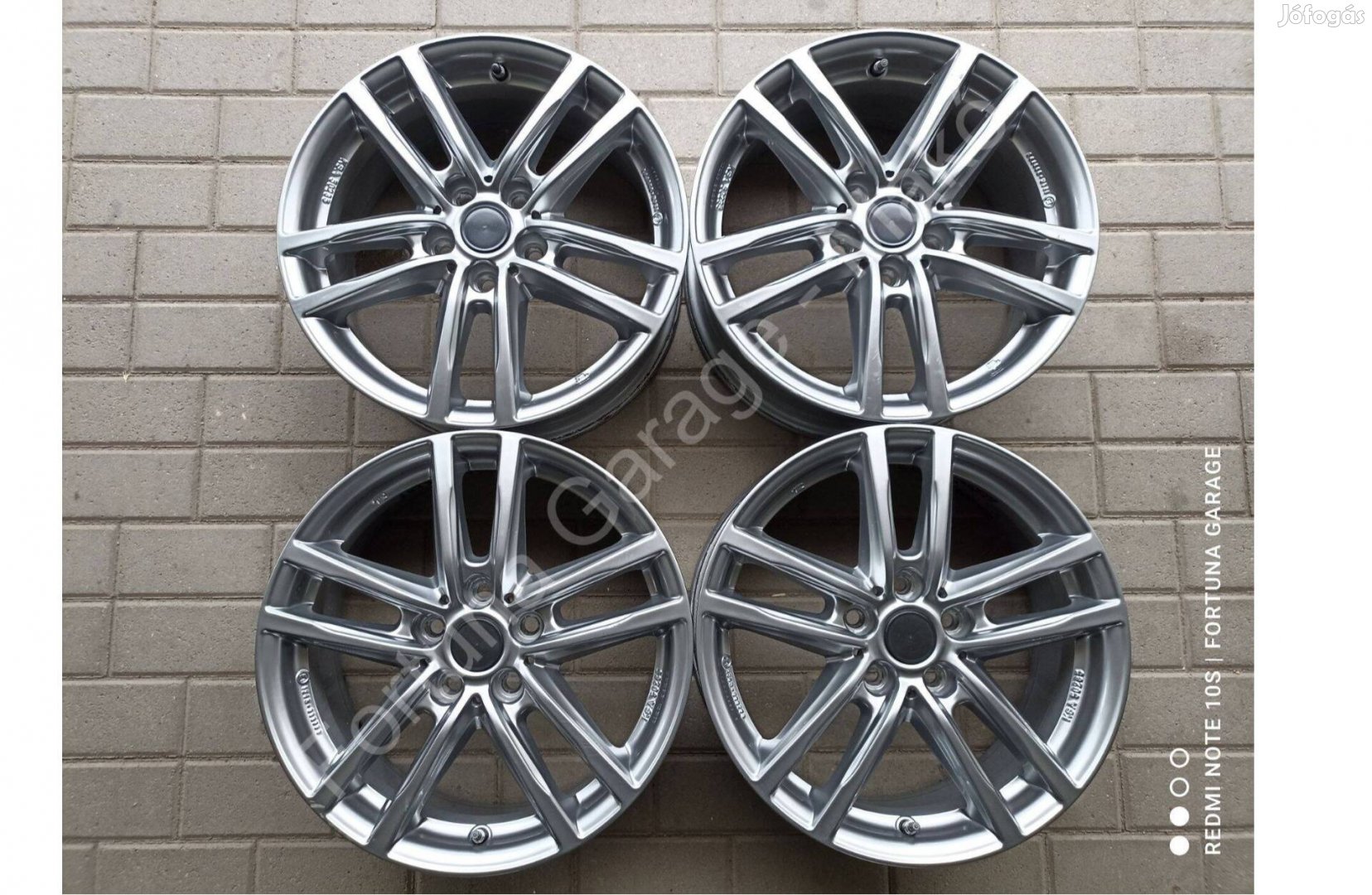 5x112 17" Uniwheels X10 használt alufelni garnitúra