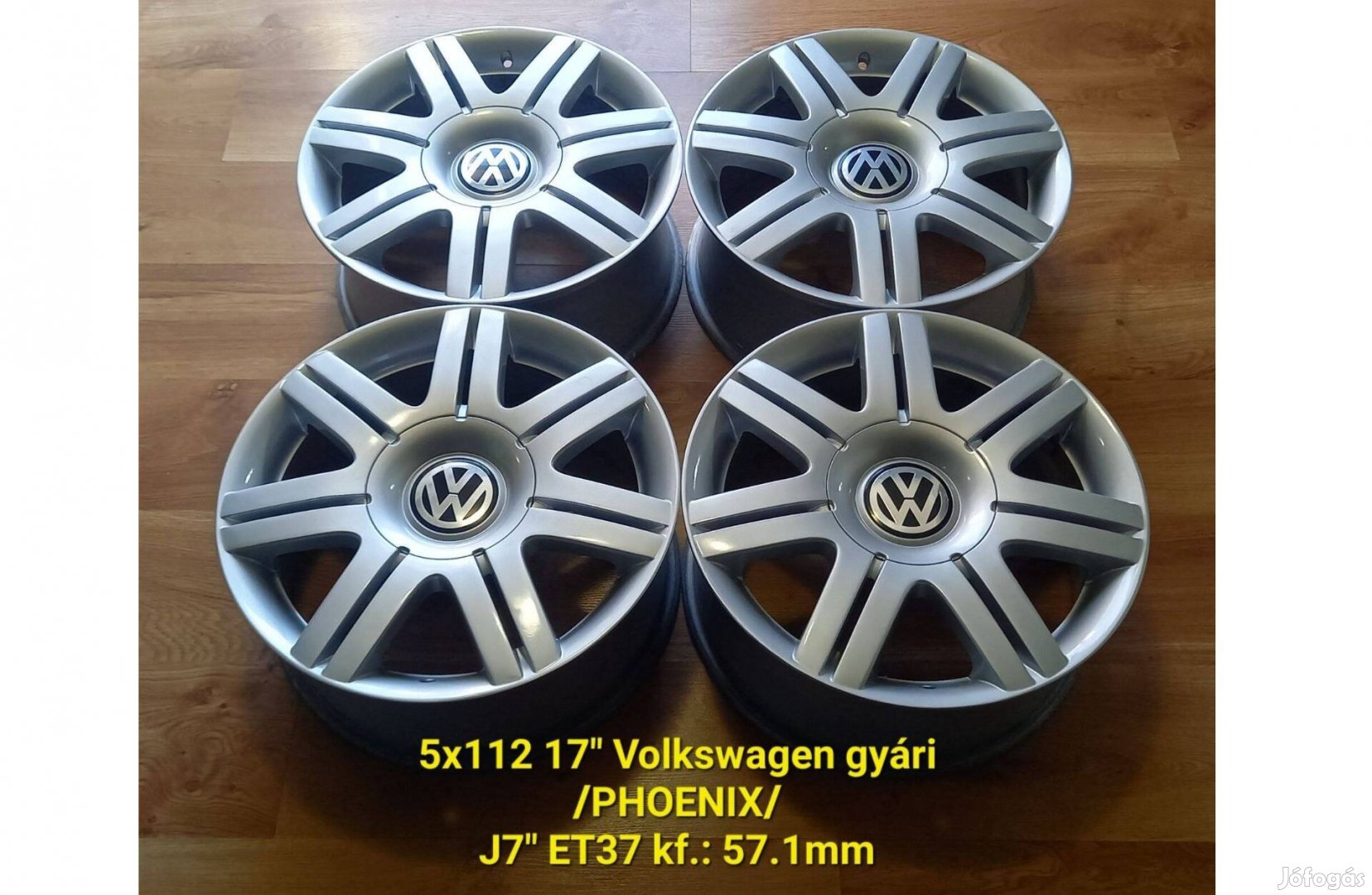 5x112 17" VW "Phoenix" gyári alufelni garnitúra