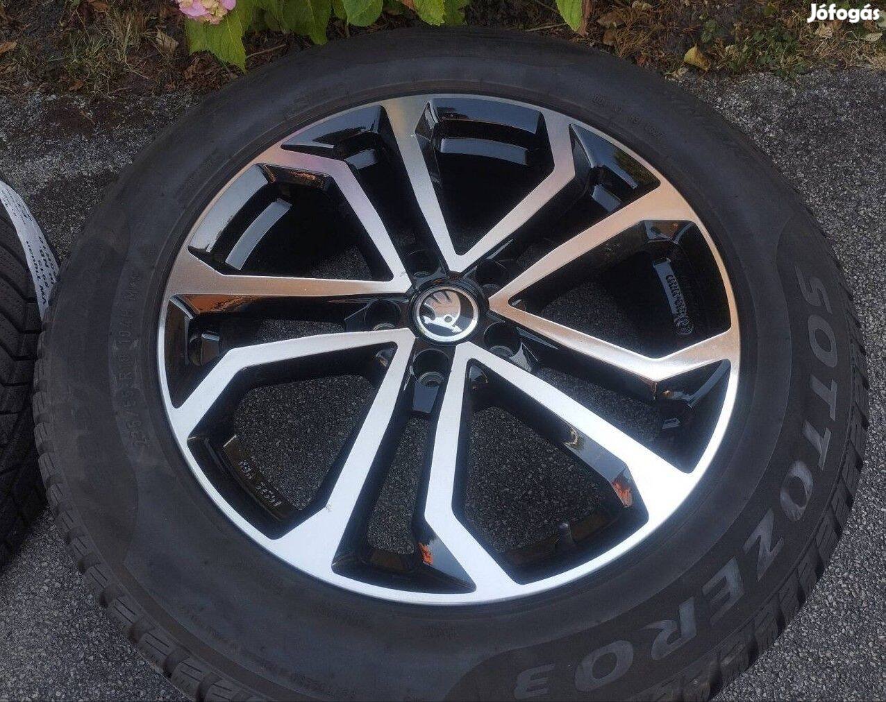 5x112 18 Dezent Skoda Kodiaq - Continental 235/55 r18 " téli