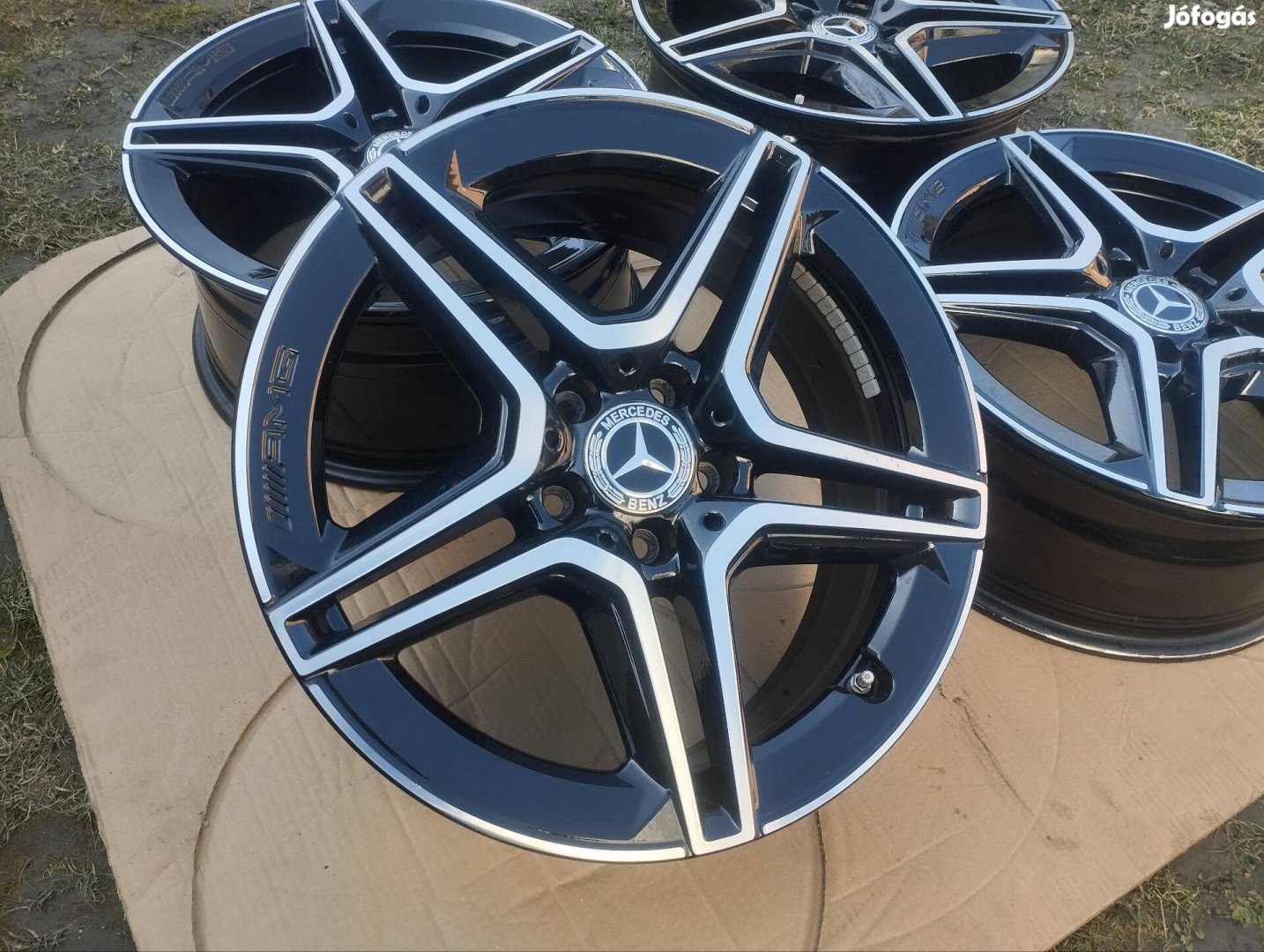 5x112 18 Mercedes AMG gyári kétszéles alufelni r18 " Tpms