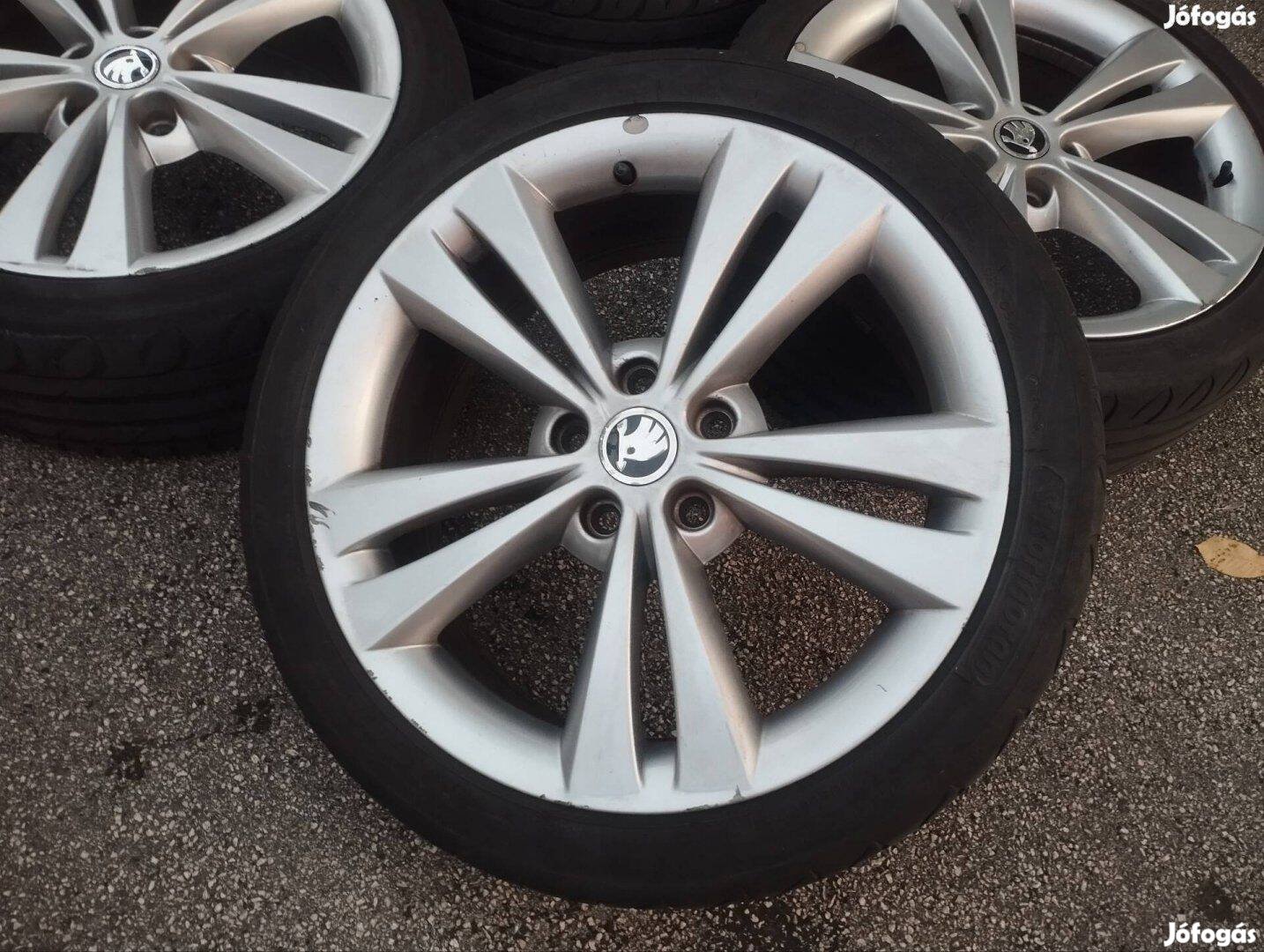 5x112 18 Skoda Neptune gyári alufelni r18 "