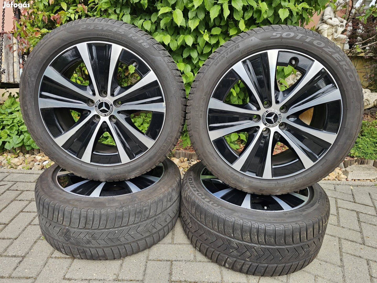 5x112 18" Mercedes W213 gyári kétszéles alufelnik 