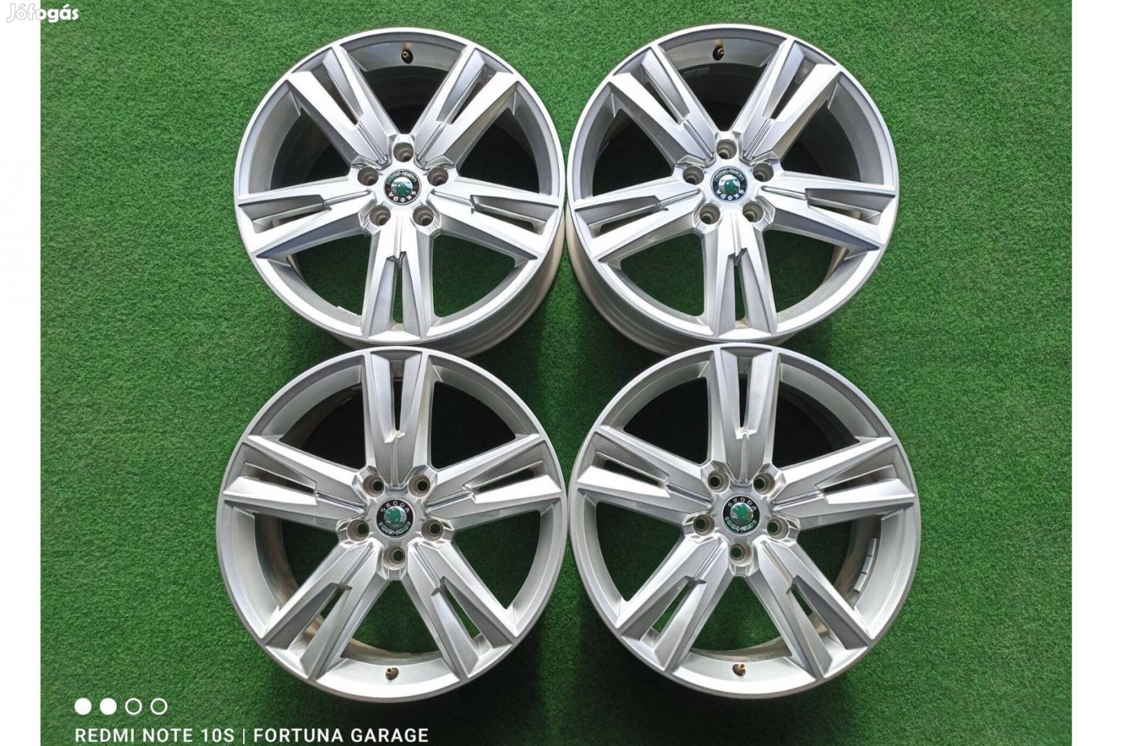 5x112 18" Skoda újszerű gyári felni garnitúra