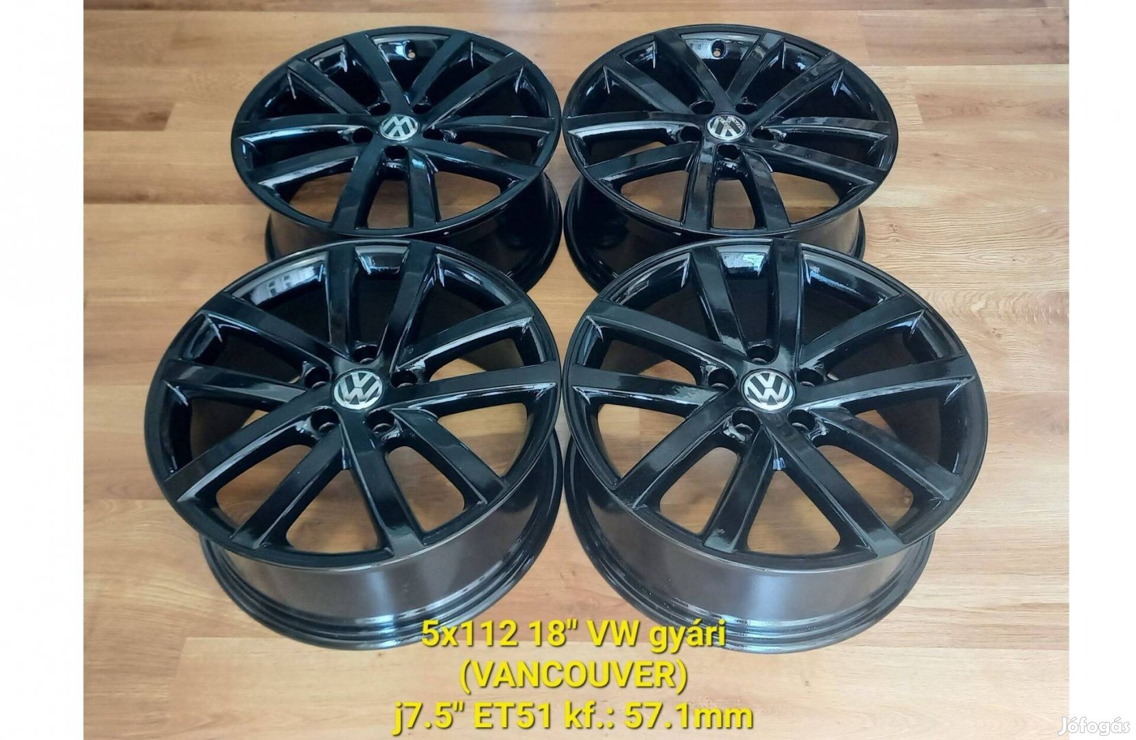 5x112 18" VW Golf GTI/GTD (Vancouver), gyári alufelni garnitúra