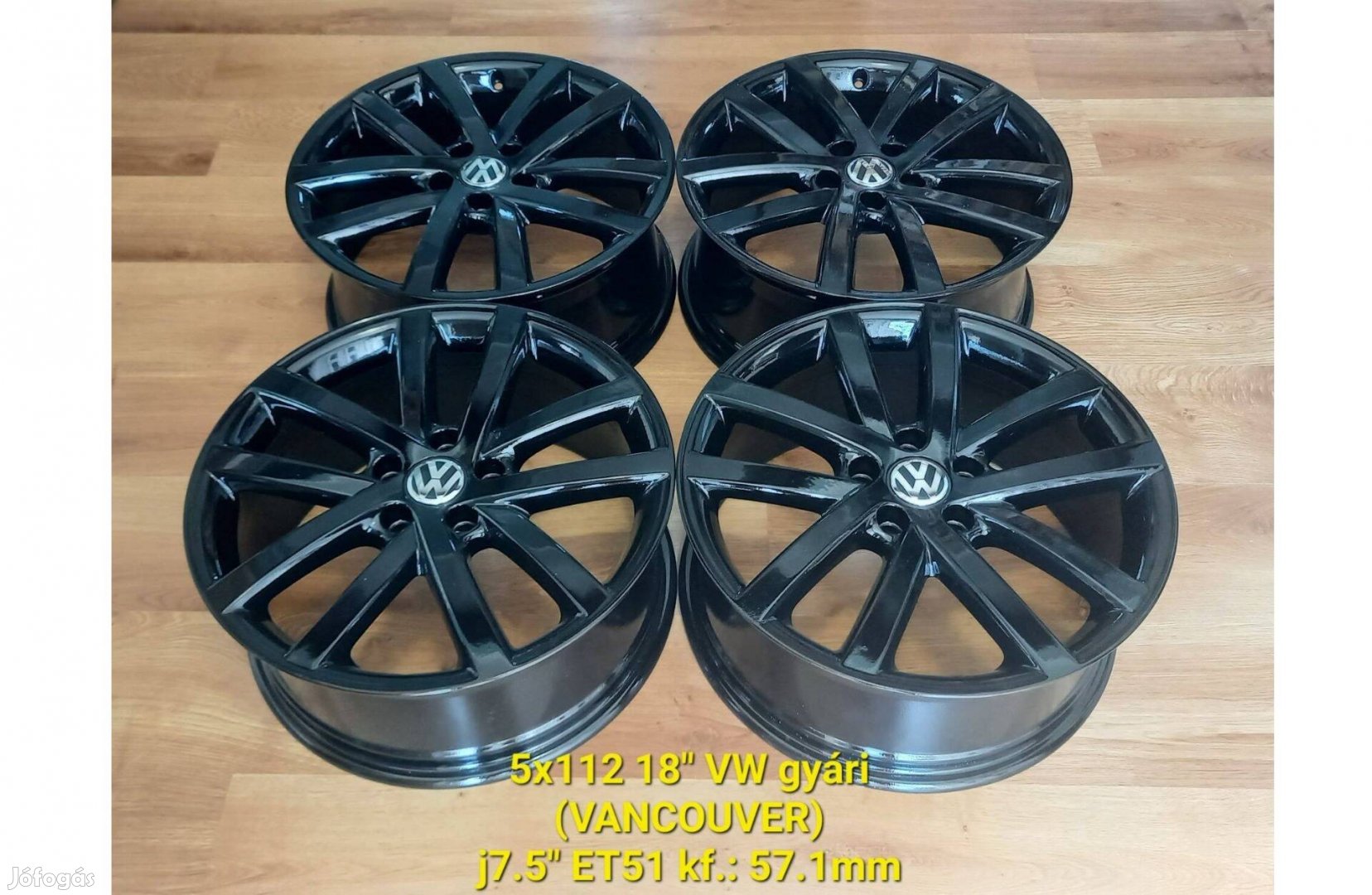 5x112 18" VW /Vancouver/ Golf 5-6 gyári alufelni garnitúra