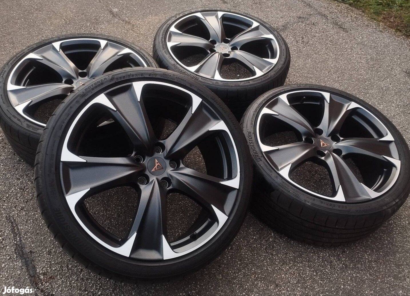 5x112 19 Cupra gyári felni - Bridgestone 235/35 r19 " VW Skoda Seat