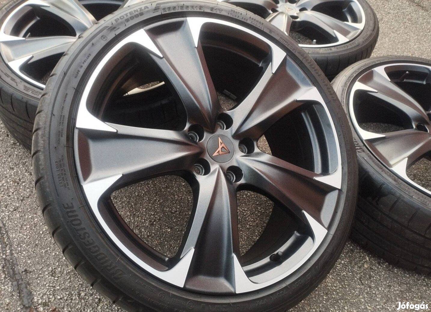 5x112 19 Cupra gyári felni - Bridgestone 235/35 r19 " VW Skoda Seat