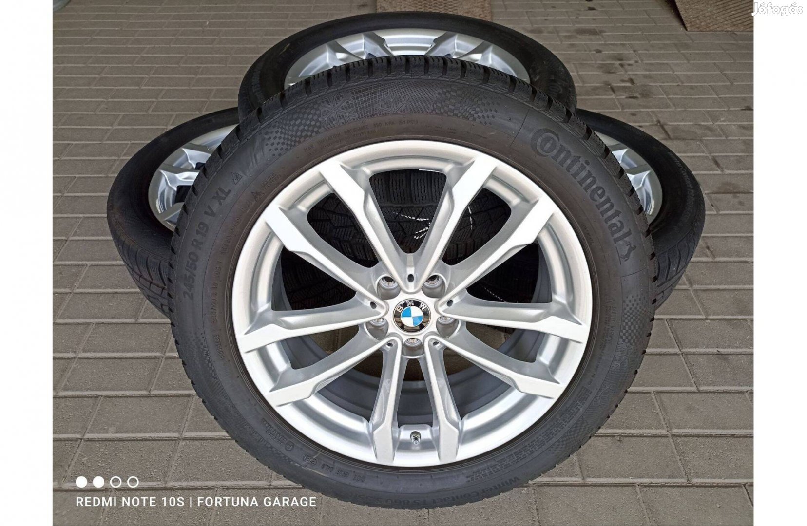 5x112 19" BMW Style 691 / X3 G01 / újszerű téli kerékgarnitúra