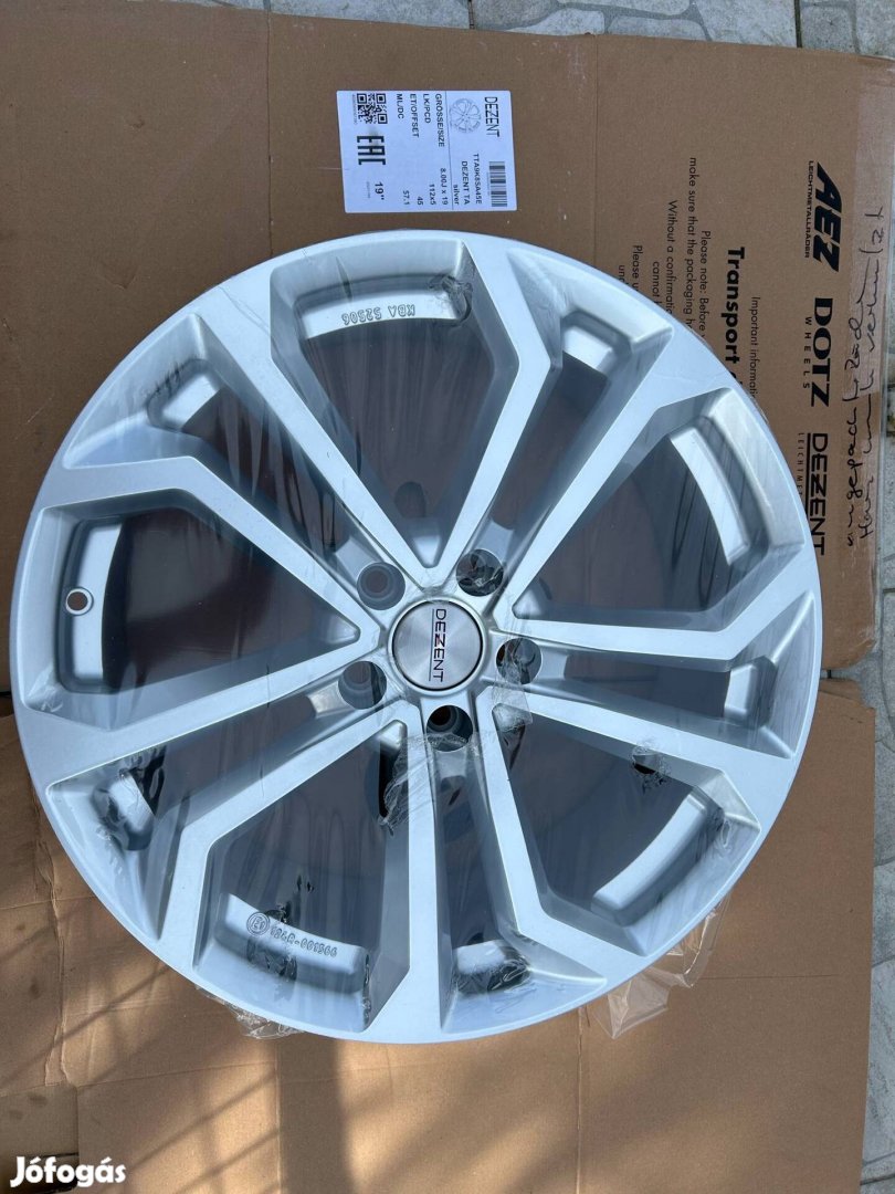 5x112 19" alufelni Vw, Audi, Skoda tipusokhoz Új!