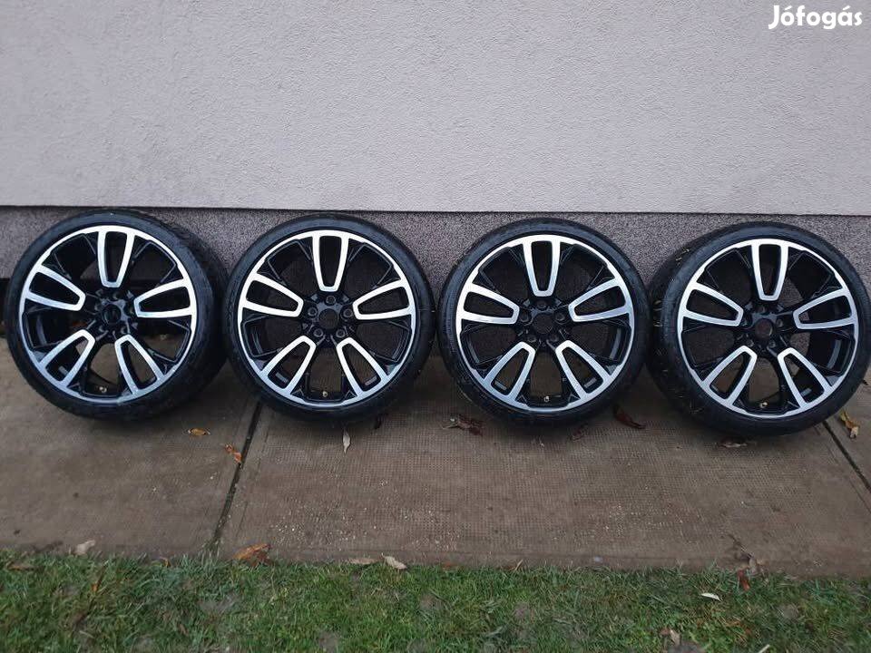 5x112 19 colos Mini (BMW) gyári alufelnik, jeladós szelepek, jó gumik!