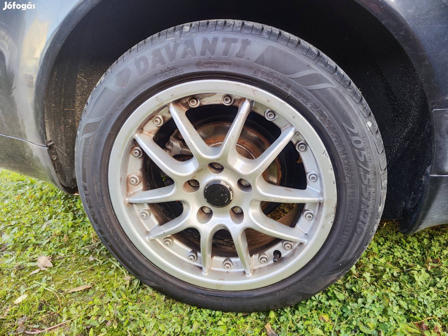 5x112 205/55R16 nyári 7mm újszerű alufelni garnitúra 