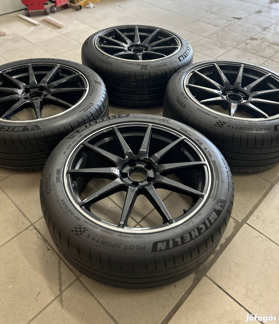 5x112 20" Borbet Gtx alufelni 255/45R20 Michelin nyári 20 R20