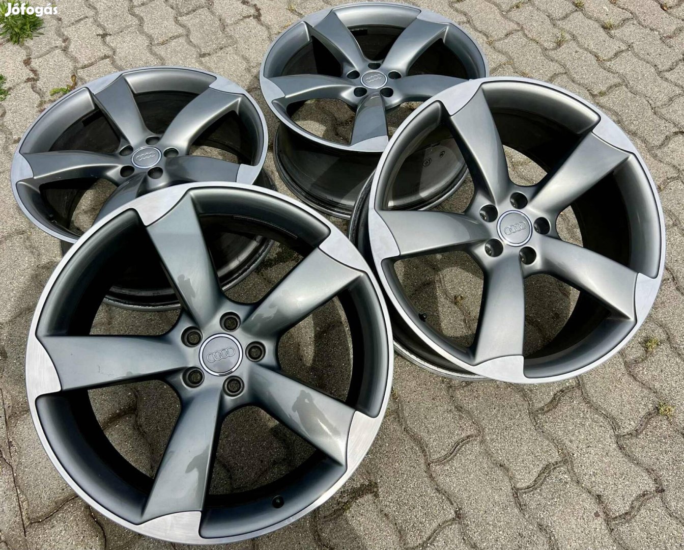5x112 21"Zoll gyári Audi Rotor Padkamentes! alufelni garnitúra