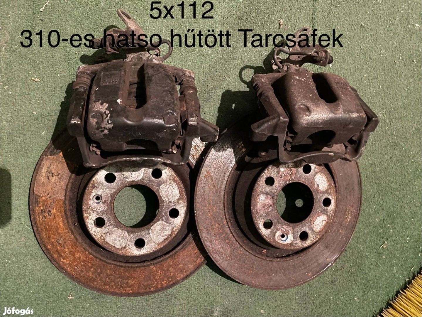 5x112 310mm hatso hűtött Tarcsa gti Cupra tts Scirocco golf