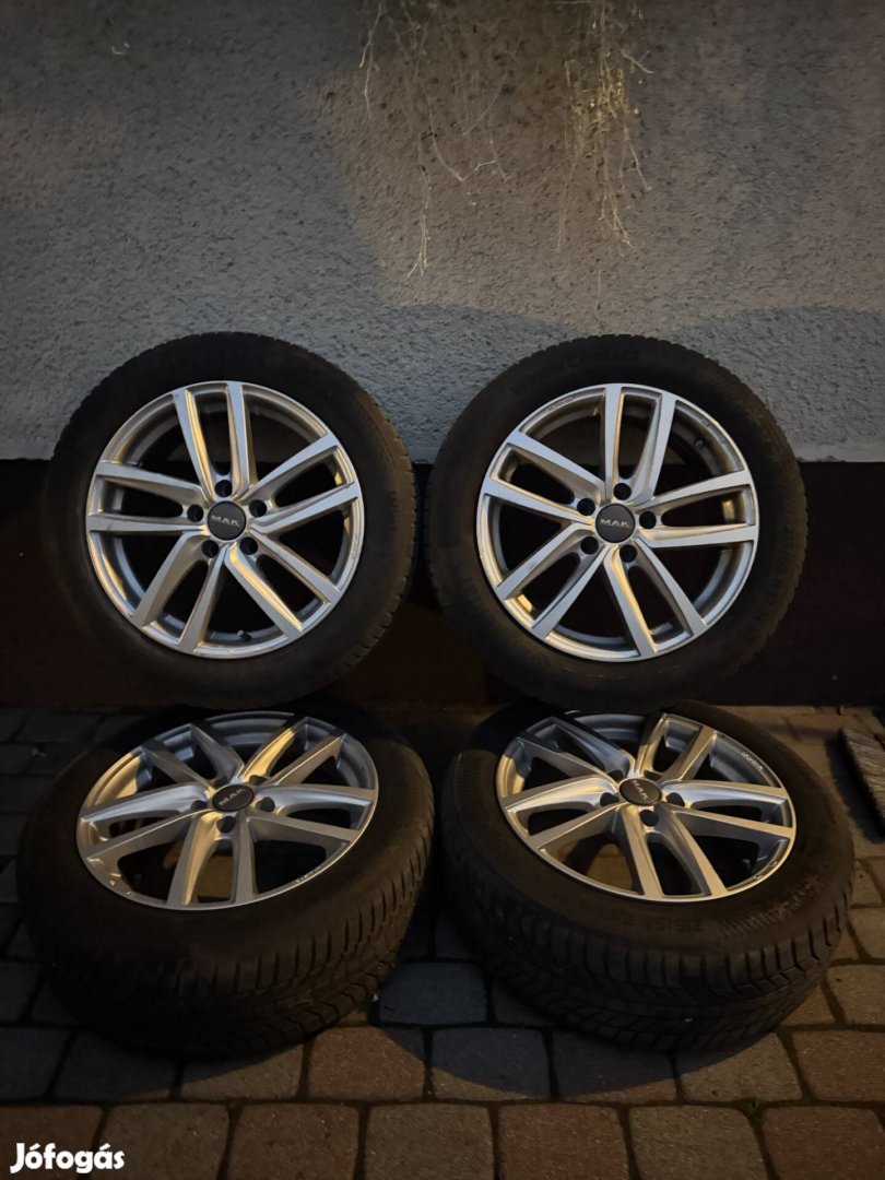 5x112 7j et40 17"Mak felni Continental wintercontact ts 870p 215/55r17