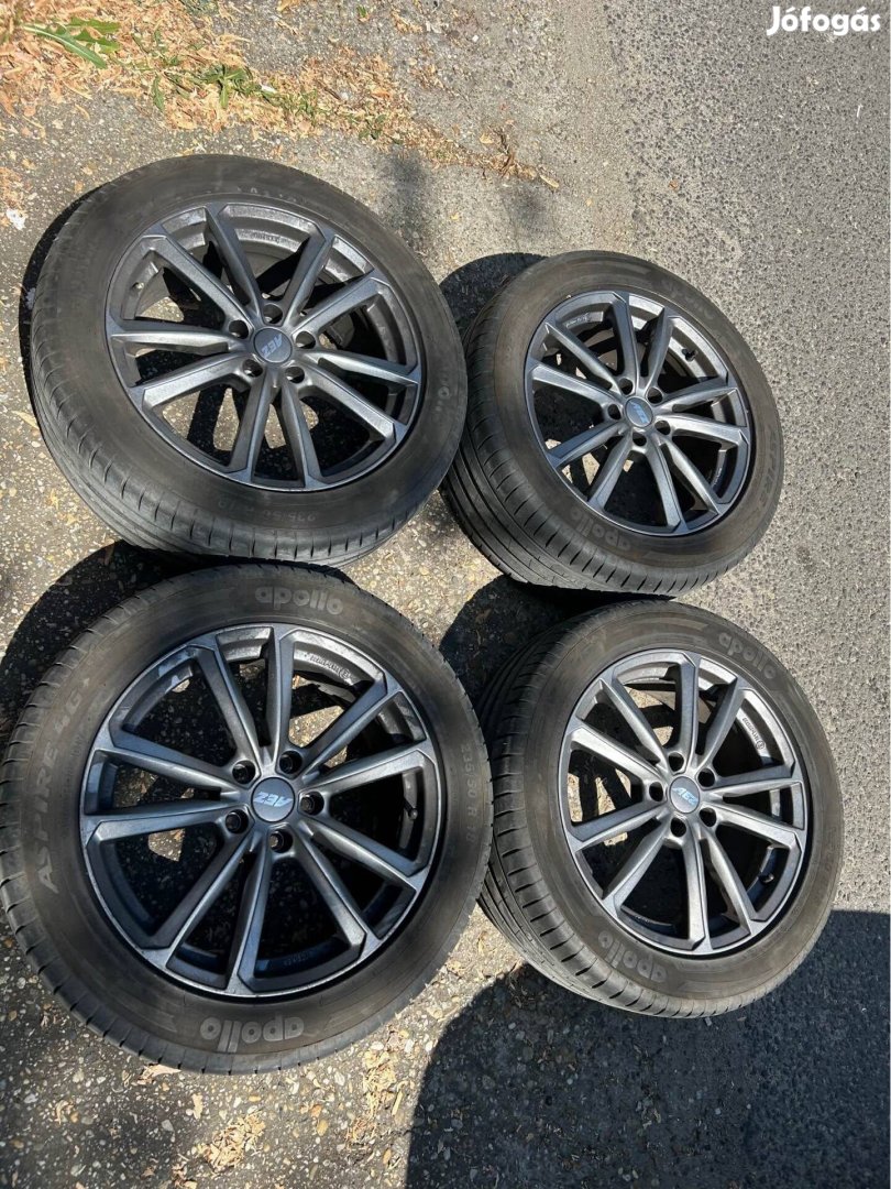 5x112 Aez 18"nyari Bridgestone R18, 18 újszerű