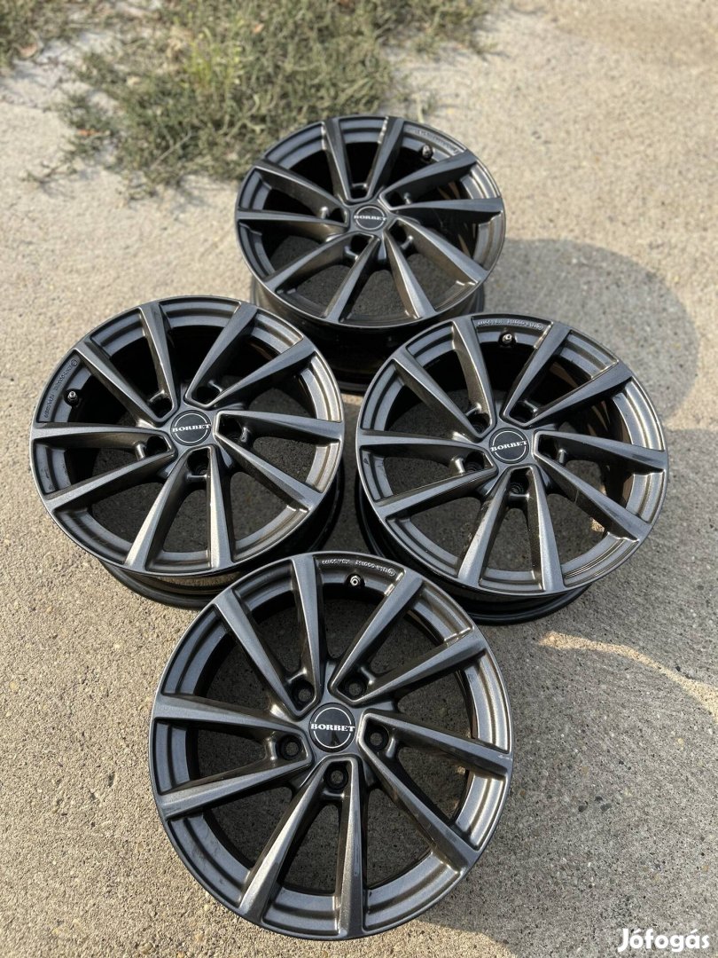 5x112 Borbet 16"újszerű R16 VW,AUDI,SEAT,Skoda 16