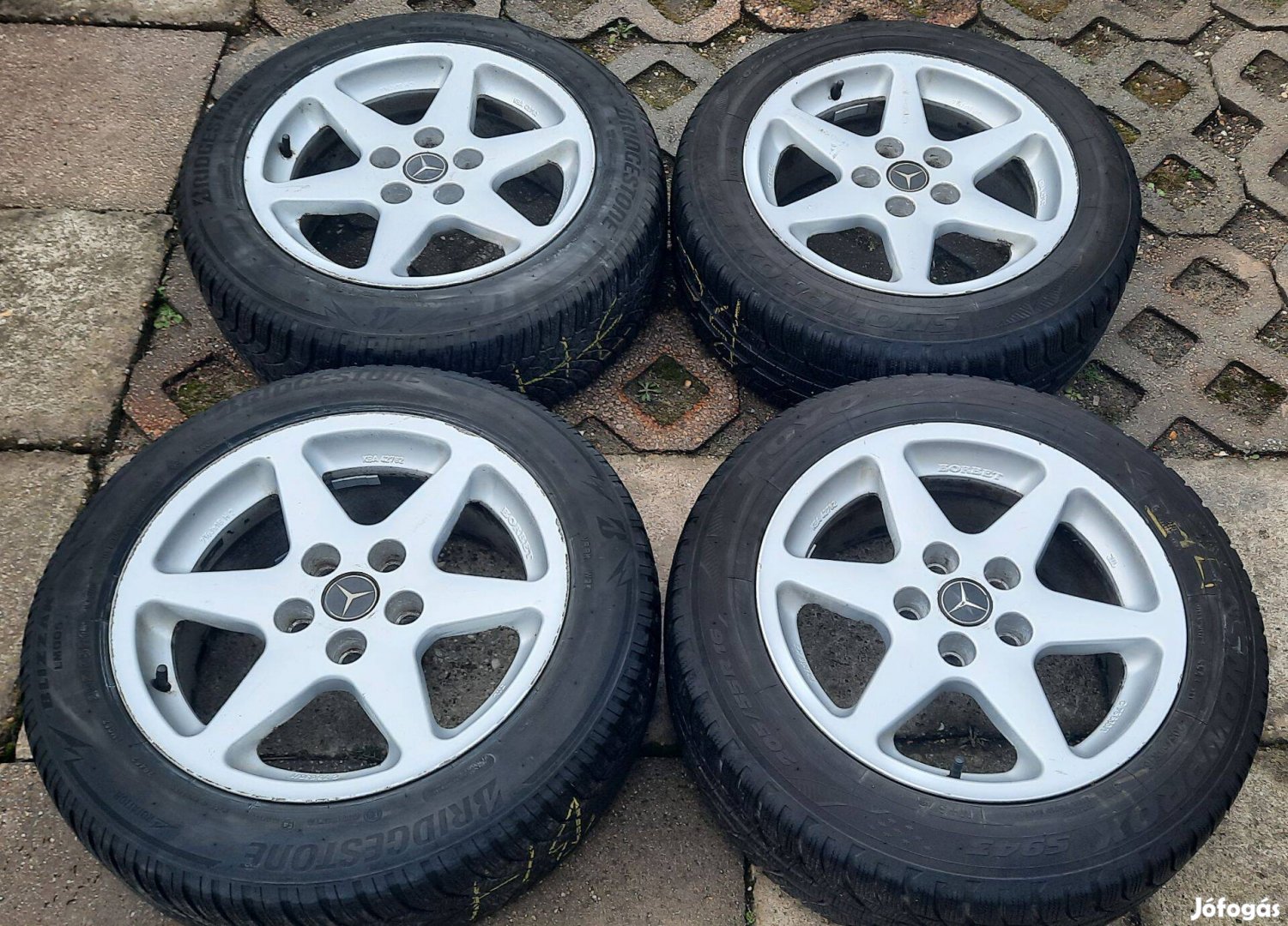 5x112 Borbet Alufelni 16" Mercedes, Skoda