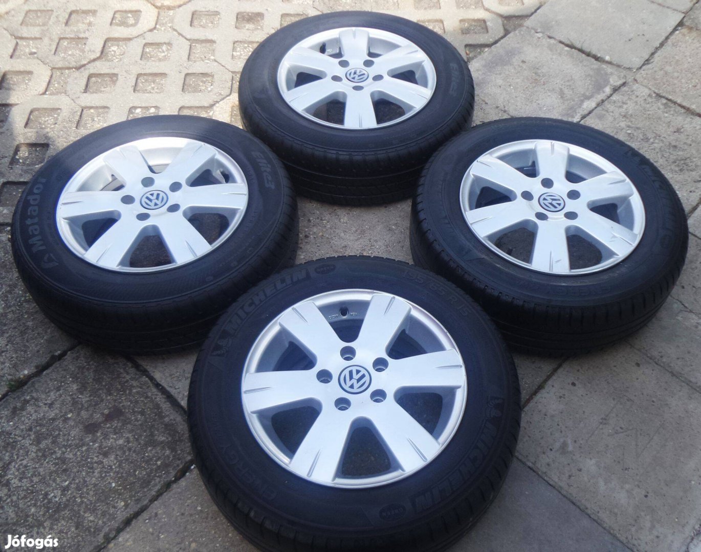 5x112 Dezent Alufelni 15" Vw