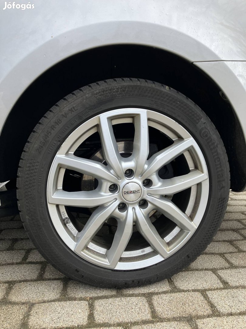 5x112 Dezent alufelni R18 + 245/45 téligumi  