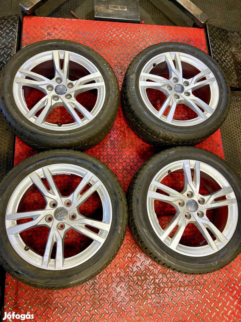 5x112 Gyari AUDI 17"felnik R17, 17 újszerű